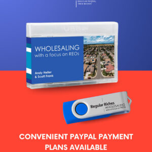 Wholesaling Course – “Investing in Real Estate Without Cash or Credit”